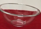 Pyrex Mixing Bowl Clear Glass Rimmed # 326  2.5 Quart Made In USA