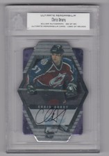 2000-01 ITG Ultimate Memorabilia Silver Autograph Chris Drury Auto /90 Colorado