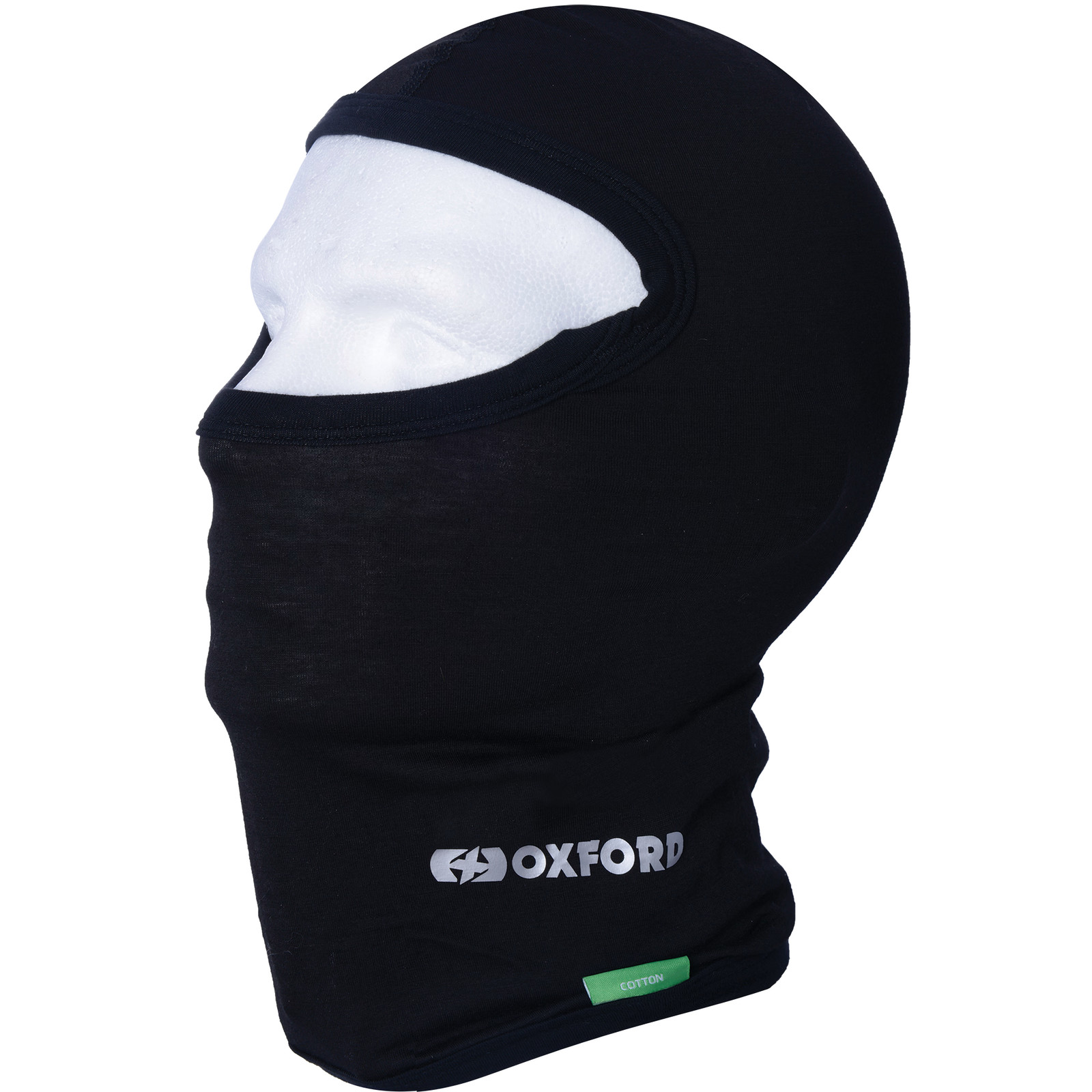 Oxford Motorcycle Motorbike Base Layer Cotton Balaclava Black