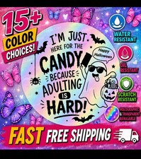 40 HAPPY HALLOWEEN STICKERS 2"LABELS SEALS FUNNY PUMPKIN GHOST CANDY PARTY FAVOR