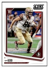 2018 Score - Rookies Ryan Izzo #408 Scorecard (RC) Rookie NFL Football Card