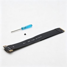 M.2 NVMe PCIe 4.0 to OCuLink SFF-8612 Adapter Cut for 30mm SSD 64Gbps 15cm FPC