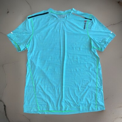 #T Shirt Reebok Damen Sport Fitness Training Gr.L HellGrün Türkis ActivChill Top