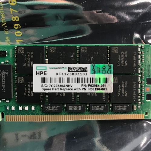 HPE P03054-091 64GB 4DRX4 PC4-2933Y HMAA8GL7CPR4N-WM DDR4 P06190-001 - Picture 3 of 5