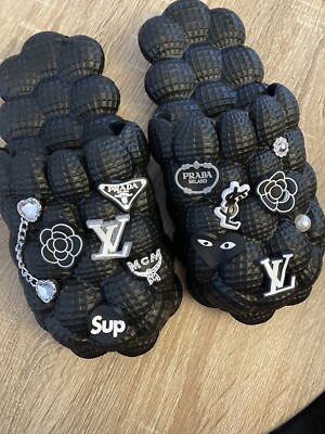 Bubble Slides with Charms Size 6-10 Message After Order
