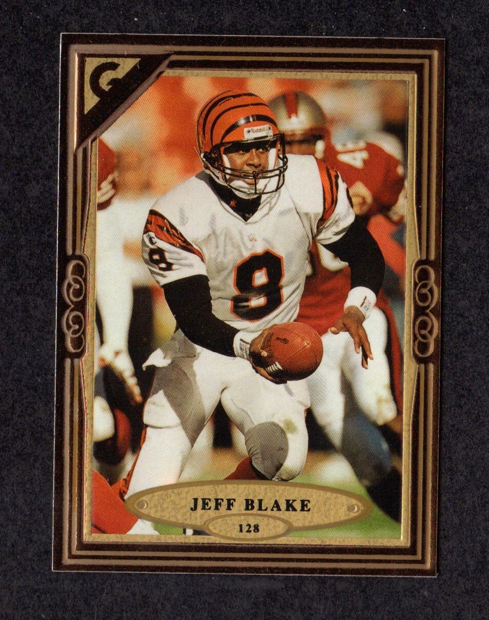1997 Topps Gallery #128 Jeff Blake Cincinnati Bengals QB Card NM/MT-MT