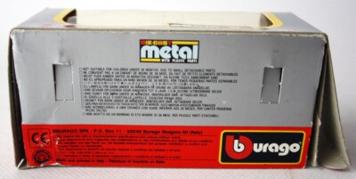 VINTAGE 80'S BBURAGO RED FERRARI 348 tb 1:43 4189 ITALY NEW NOS