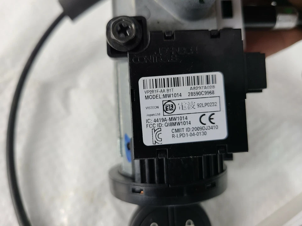 2018-2019 Nissan Micra Ignition Lock Cylinder W/ Key Immobilizer OEM - Image 3 of 4