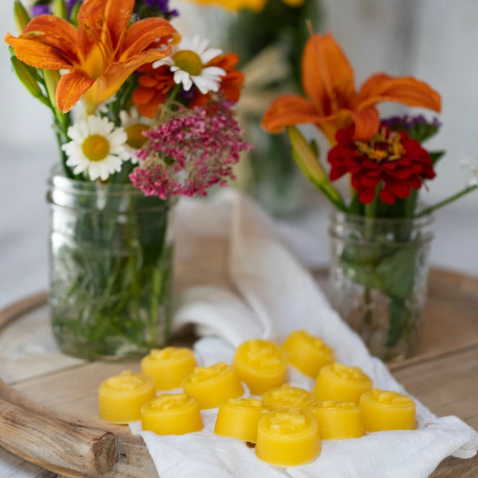 6 Piece Citronella Scented Beeswax Melts Hand Poured by Hubbardston Candle Co - Image 4 of 4