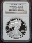2007-W American Silver Eagle Proof NGC PF 69 DCAM US Mint $1 Coin 1 oz .999