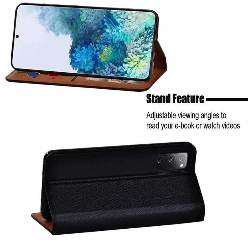 PU Leather Phone Wallet Stand Cover Case -For Samsung Galaxy A06/A16/A35/A55/S25 - Image 4 of 4