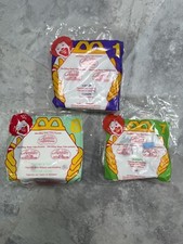 Lot of 3 Disney Aladdin McDonald's Happy Meal Toys NIB  1,7,8