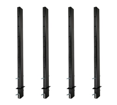 54'' Adjustable C Channel Pipe Stake for Flatbed Trailer Hauler (4 Pack)