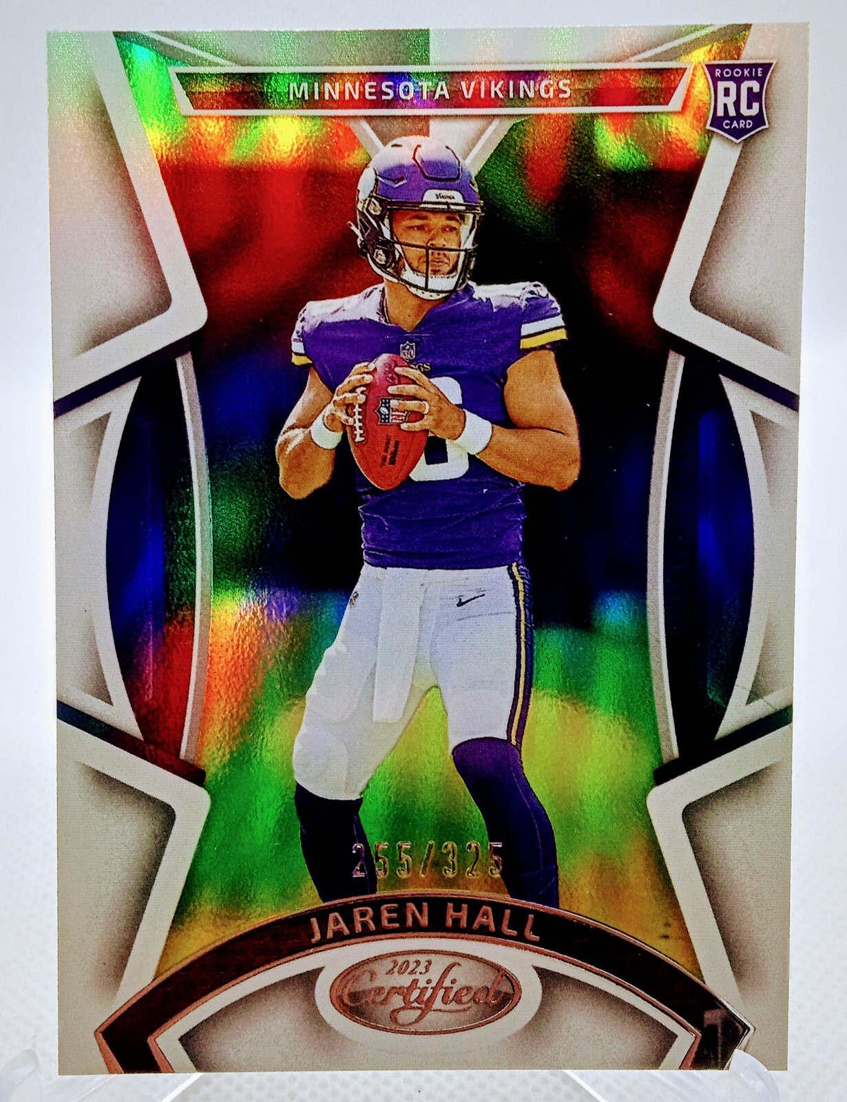 2023 Panini Certified - Rookie QB Jaren Hall Mirror #120 Vikings /325
