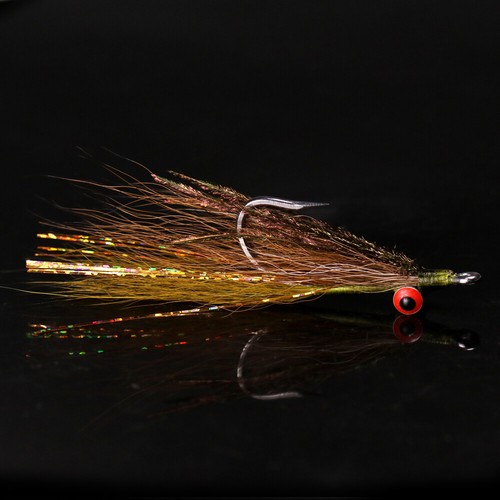 Paquete de 6 Streamer Streamer Agua Salada Rayas Flounder Pelota de pesca Moscas Señuelo para moscas - Imagen 6 de 10