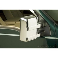 Chrome Mirror Covers For 2008-2016 F250/f350 W/o Turn Signals In Mirror By Putco on sale Chrome Mirror Covers For 2008-2016 F250/f350 W/o Turn Signals In Mirror By Putco on sale