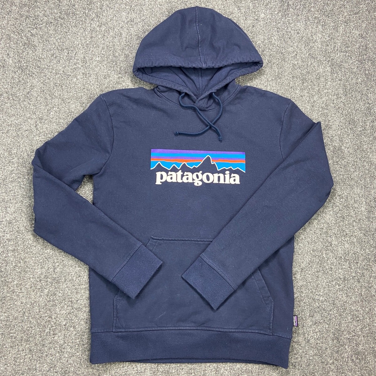 Patagonia Hoodie Mens Small Navy Blue Uprisal Kangaroo Pocket