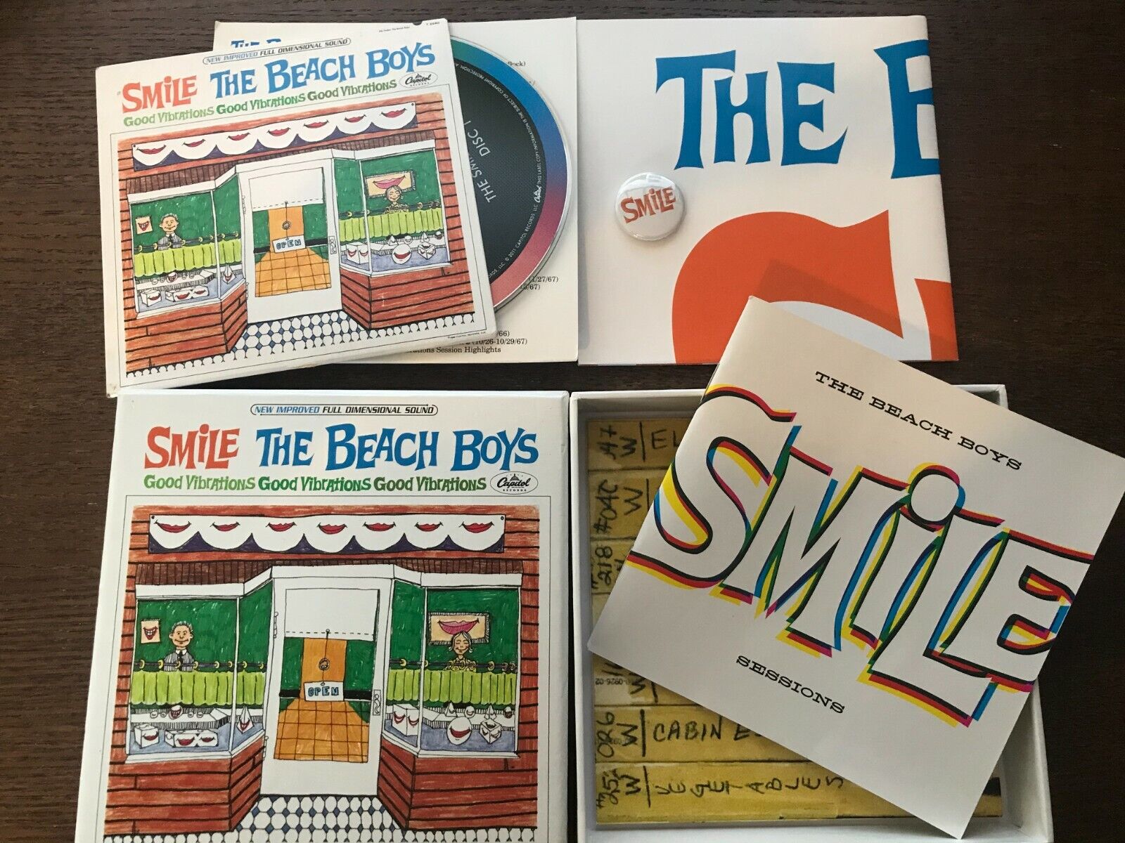 The Beach Boys - SMiLE Sessions 2 CD Box Set (2011) - Badge Poster