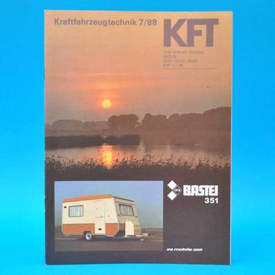 DDR KfT Kraftfahrzeugtechnik 7/1988 Bastei 351 Mifa Cross Wartburg Saab 9000 L