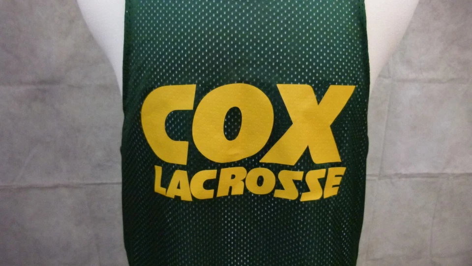 Camiseta sin mangas Alleson atlética de malla sin mangas “Cox Lacrosse” talla adulto S/M Foto 2 de 4