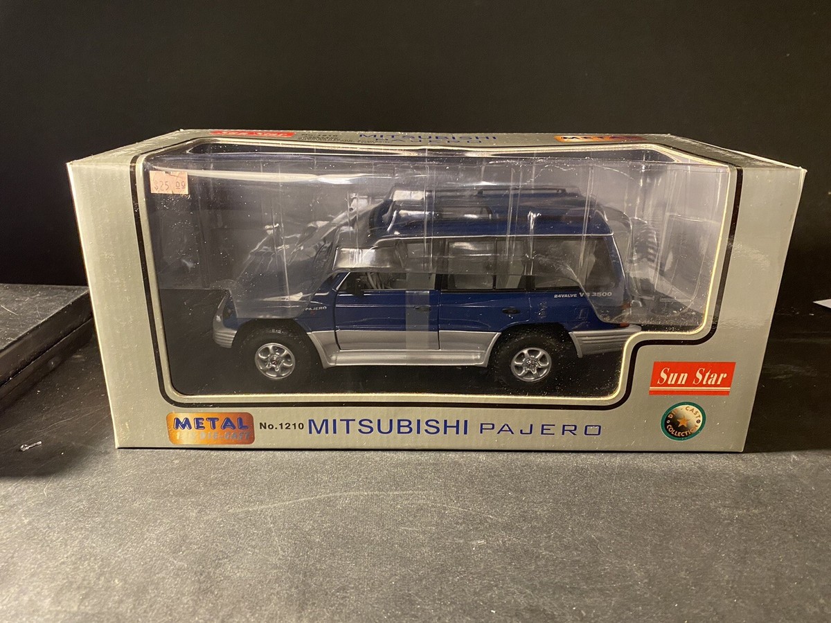 超熱 Mitsubishi Sunstar Pajero eBay | Diecast 1/18 - Blue - 乗用車