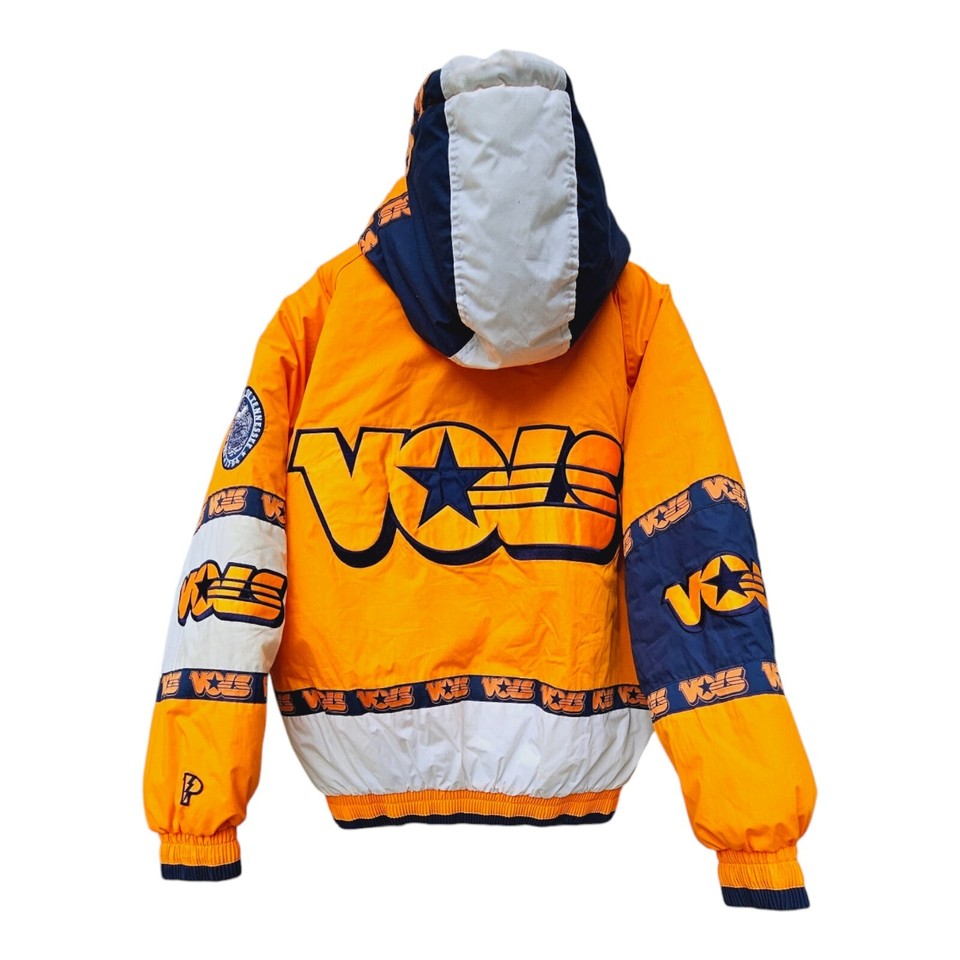 Vtg Pro Player University of Tennessee Volunteers Vols Puffer Jacket