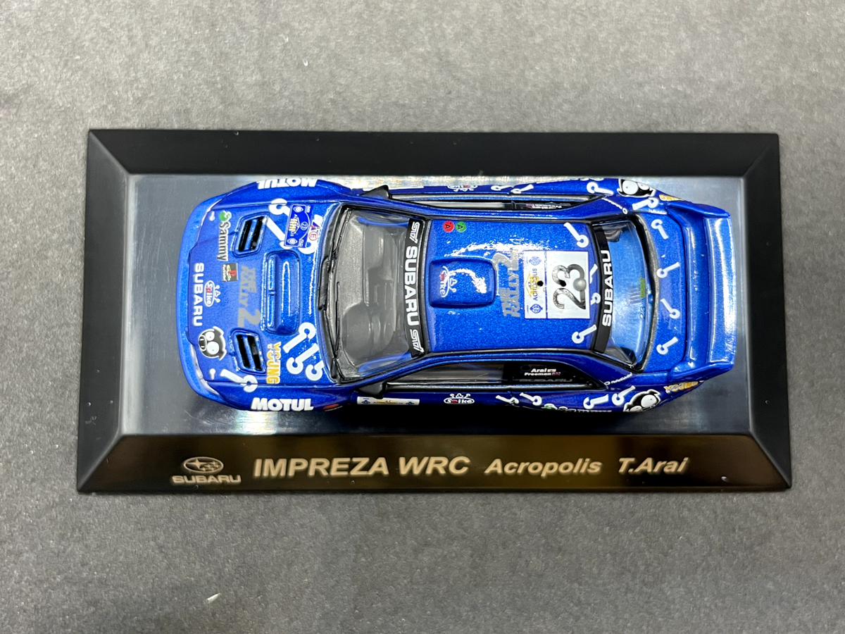 CM's 1/64 IMPREZA WRC Acropolis T.Arai #23 diecast model car CM83