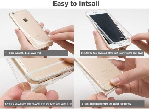 Hülle für iPhone 7 | 8 | SE 2020 Handy Schutz Case 360 Grad Tasche Display Cover - 第 4/5 張圖片