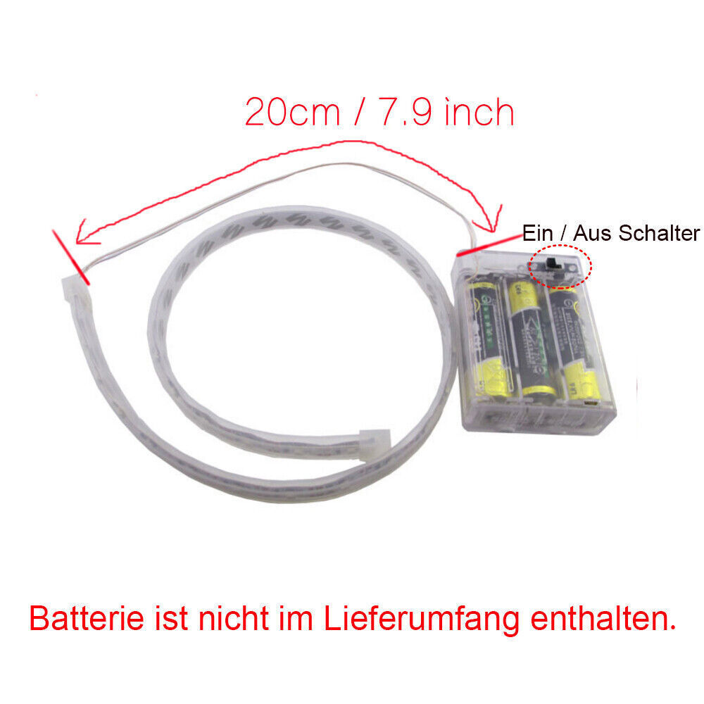 LED Streifen 2835, 5V Batteriebetrieben – Selbstklebend, IP65, Für Innen & Außen