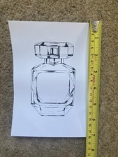 Brand new small perfume bottle wall art print from Desenio