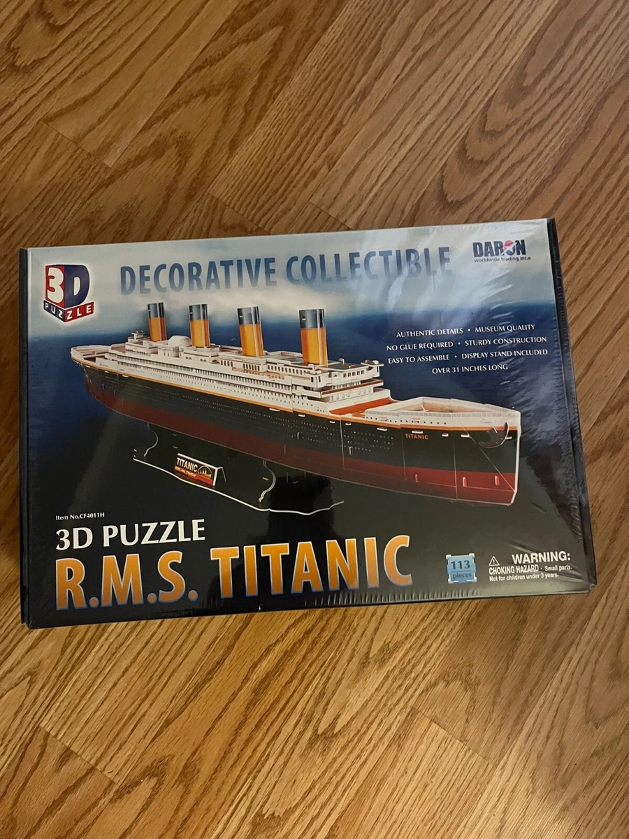 CubicFun 1302 Scale RMS TITANIC 3D Puzzle Kit With LEDs, 60 OFF