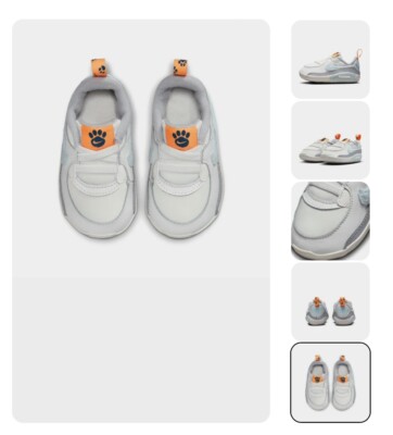 Nike Max 90 Crib SE Baby Bootie Toddler White Infant Soft Bottom shoes 3C