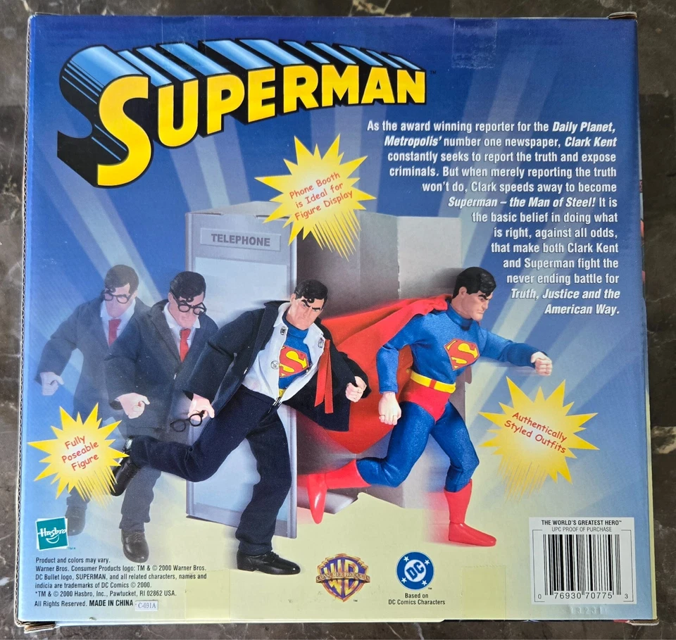 FIGURA DE ACCIÓN SUPERMAN EL HÉROE MÁS GRANDE DEL MUNDO 8 PULGADAS EXCLUSIVA DE TIENDAS OBJETIVO Foto 4 de 4