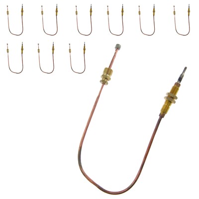 PACKUNG MIT 10 x 300 mm UNIVERSALGEWINDE GAS-THERMOELEMENTEN PASSEND FÜR EINIGE DÖNERMASCHINEN