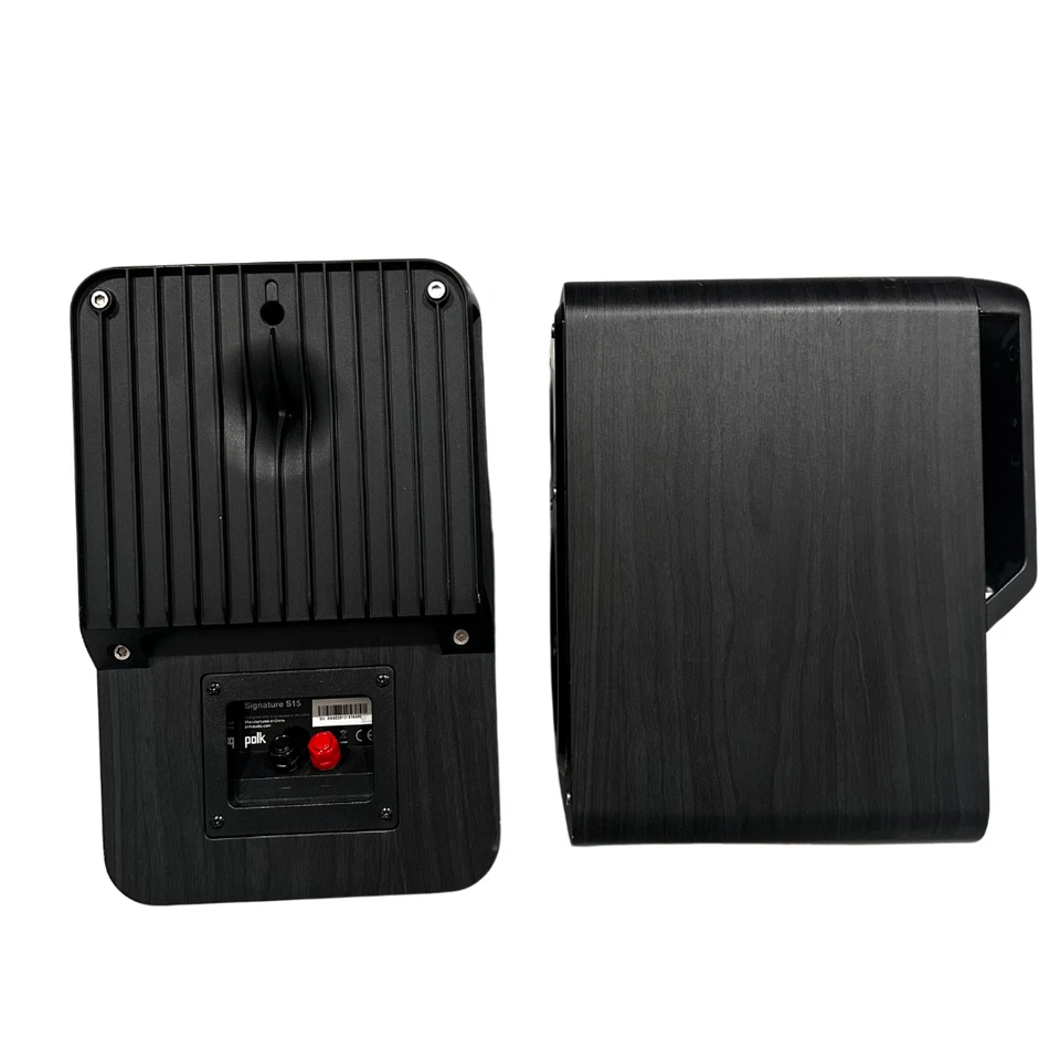 Par de altavoces de estantería Polk Audio Signature serie S15 negro/gris Foto 2 de 4