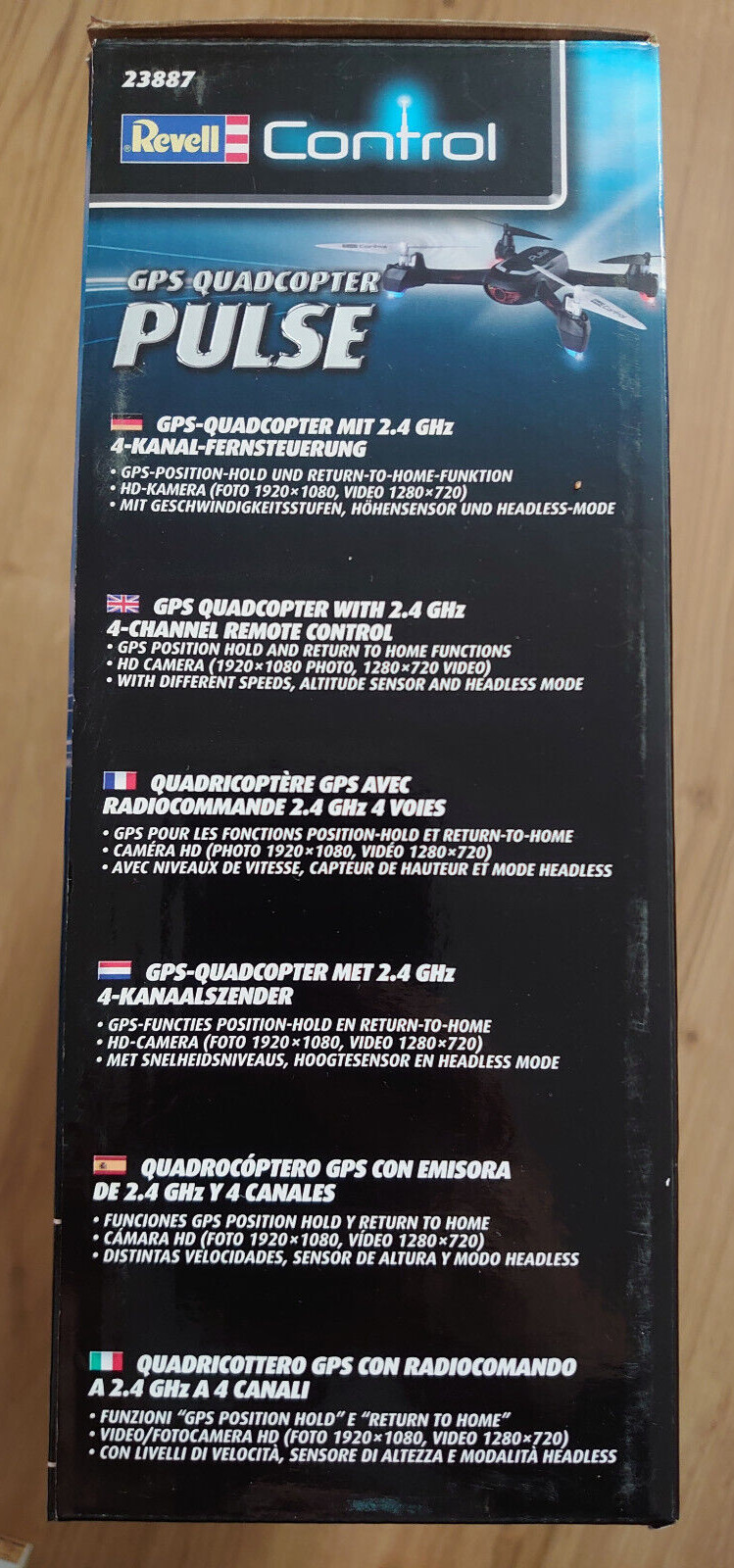 Revell Control 23887 GPS Quadcopter Pulse, HD, 2,4