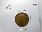 1952 S Lincoln Wheat Cent Circulated-Good to Very Good or Better Condition