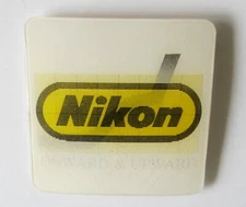 Nikon Cameras -  Onward and Upward 1970's VARI-VUE Lenticular Pin / Button