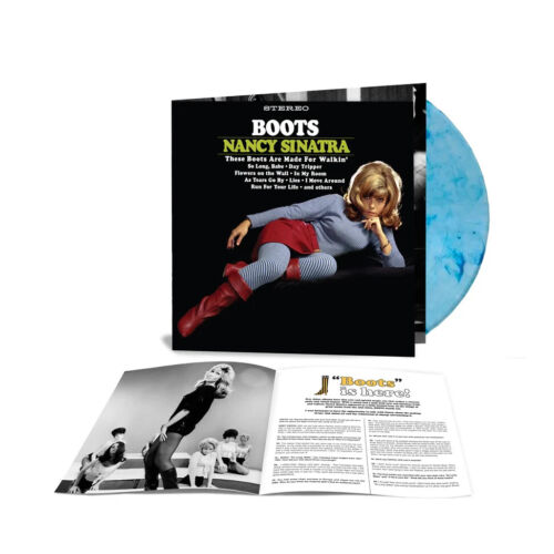 NANCY SINATRA - Boots, Limited Remastered BLUE COLOR VINYL LP Gatefold + OBI New - Picture 2 of 9