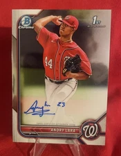 2022 Bowman Chrome Prospect #CPA-AL Andry Lara Auto