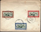 EGYPT 1927 Cotton Congress Complete Set on Cover w/ Congress CDS