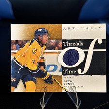 2021-22 Upper Deck Artifacts Threads of Time Seth Jones Jersey Nashville