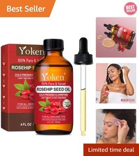 100 Pure Rosehip Seed Oil 4 fl oz   Cold Pressed  Organic for Skin and Hair