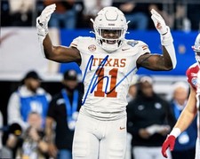 COLIN SIMMONS SIGNED 8x10 PHOTO TEXAS LONGHORNS FOOTBALL AUTOGRAPH COA