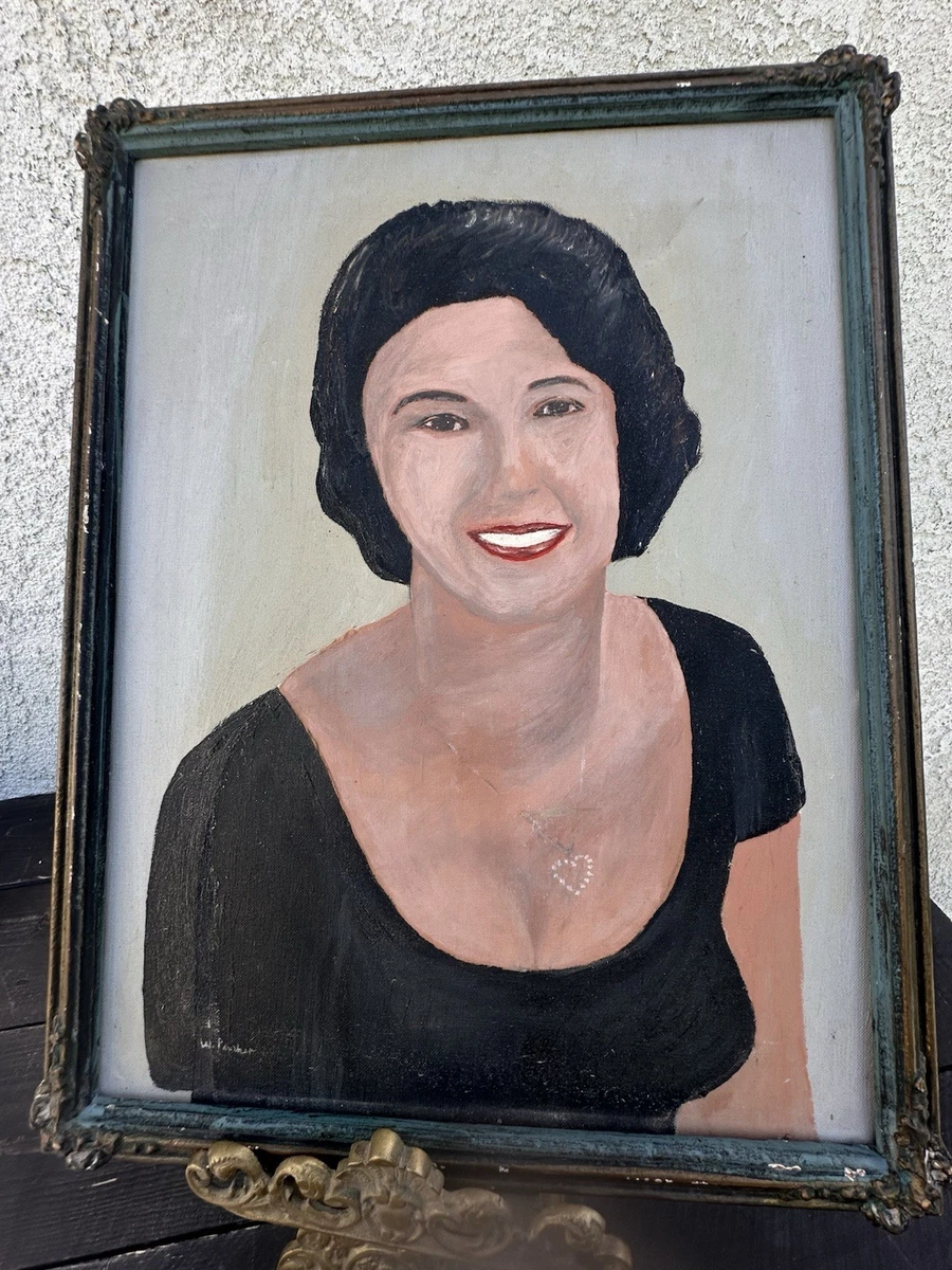 油画肖像单件艺术绘画| eBay