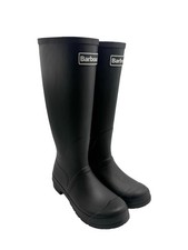 Image of Barbour International Abbey High Ladies Black Wellington Boots UK 5 EUR 38