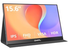 15.6" Portable Monitor FHD IPS   Ultra-Slim Travel Display with USB-C HDMI, B...