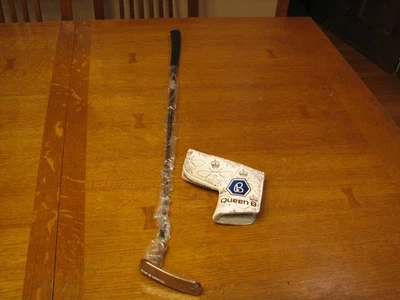 2021 NEW BETTINARDI QUEEN B #12 PUTTER RH 35" ROSE GOLD PVD HEAD COVER