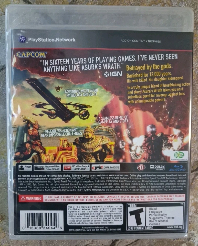 Asura's Wrath - Sony PlayStation 3 *BRAND NEW, SEE DESC* - Image 2 of 4