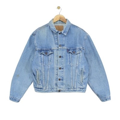 Vintage Levis Jeansjacke Herren Größe M Blau